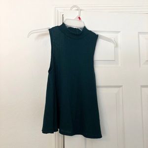 Hunter green sweater tank